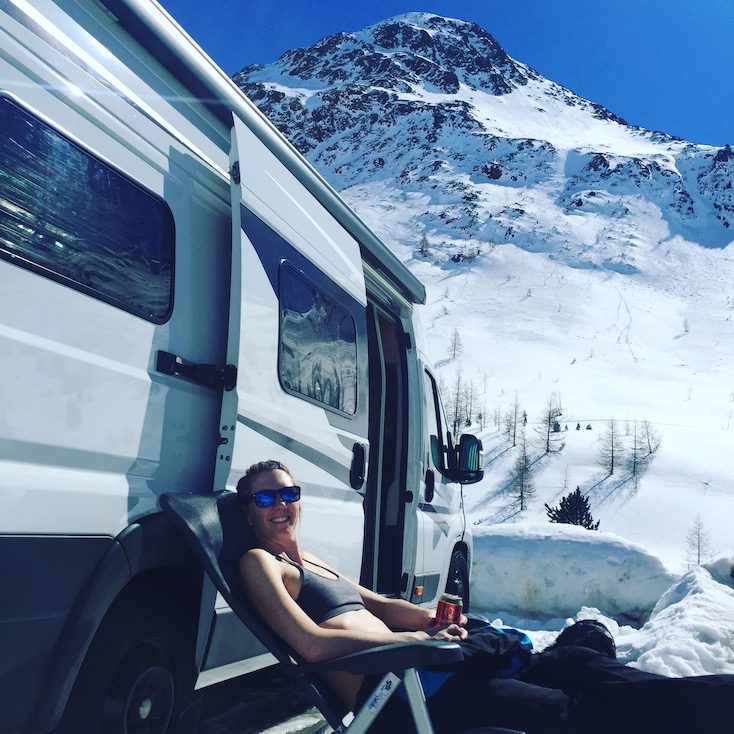 Osttirol Osttirol defreggental Staller Sattel Wintercamping Hund Schneeschuhwandern