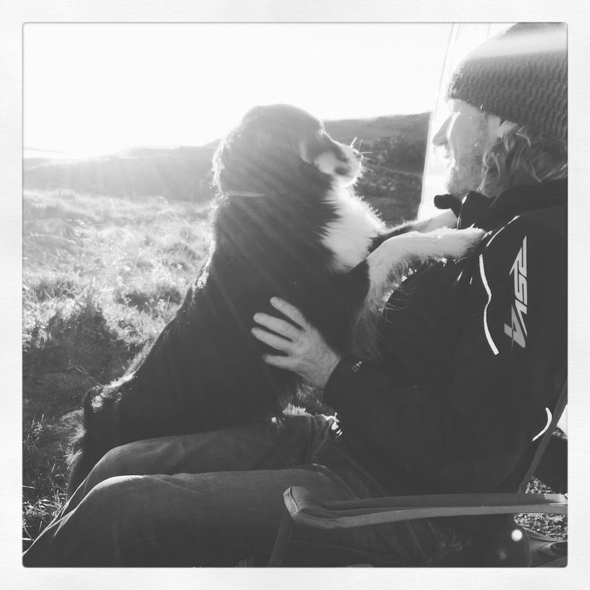 Hundemensch Hundemensch Hundeliebe Schottland Lewis und Harris Camping