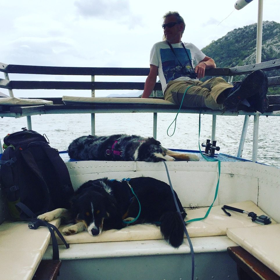 Skutarisee Bootstour Skutarisee Hund