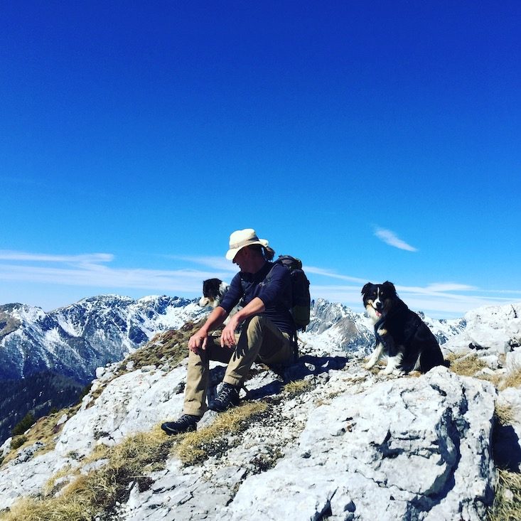 Passo Brocon Passo Brecon Lagorai Trentino Wandern Hund Wohnmobil