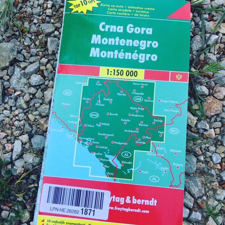 Montenegro Straßenkarte Montenegro Wohnmobil Camper