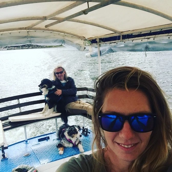 Skutarisee Skadarsko Jezero Bootstour Hund