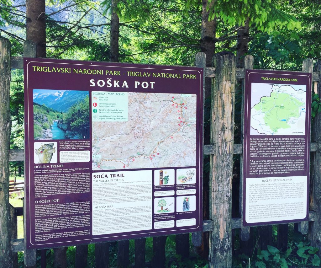 soska pot Weitwanderweg Slowenien Triglav Nationalpark soska pot