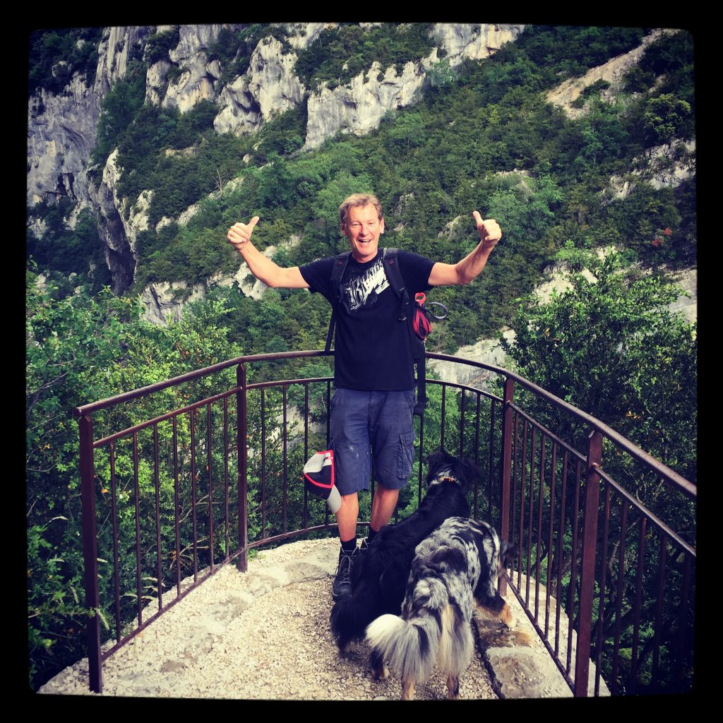 Verdonschlucht Verdonschlucht wandern Hund