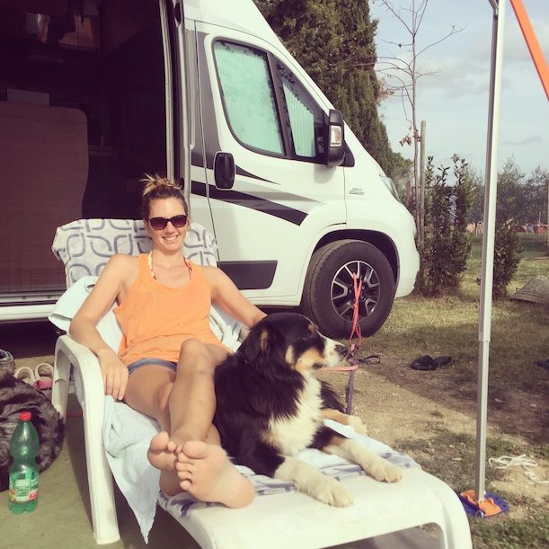 Toskana Toskana Hundestrand Wanderung Camping Hund Wohnmobil Italien