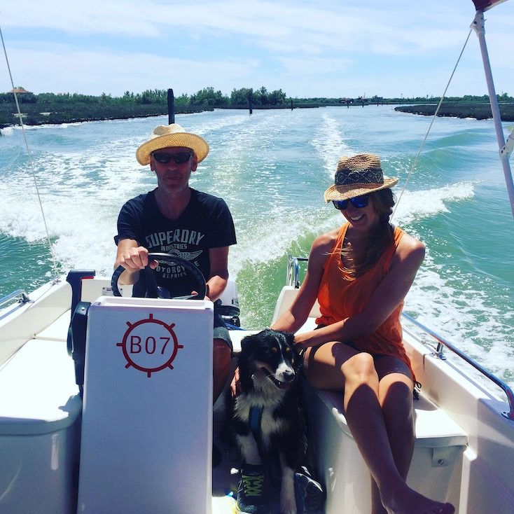 Bootstour Laguni Amo Hund Boot Lagune Cavallino
