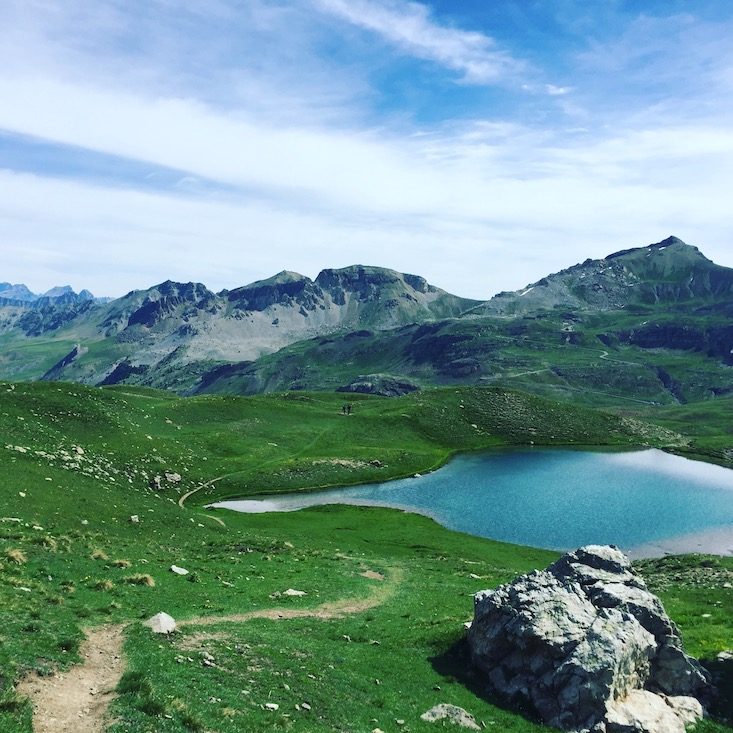 Col de la Bonette Col de la Bonette Wandern Wanderung Hund Alpen Französisch