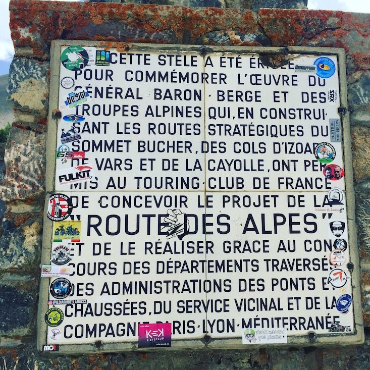 Col de l'Izoard Col de l'Izoard Panoramastraße Frankreich Rundreise Wohnmobil