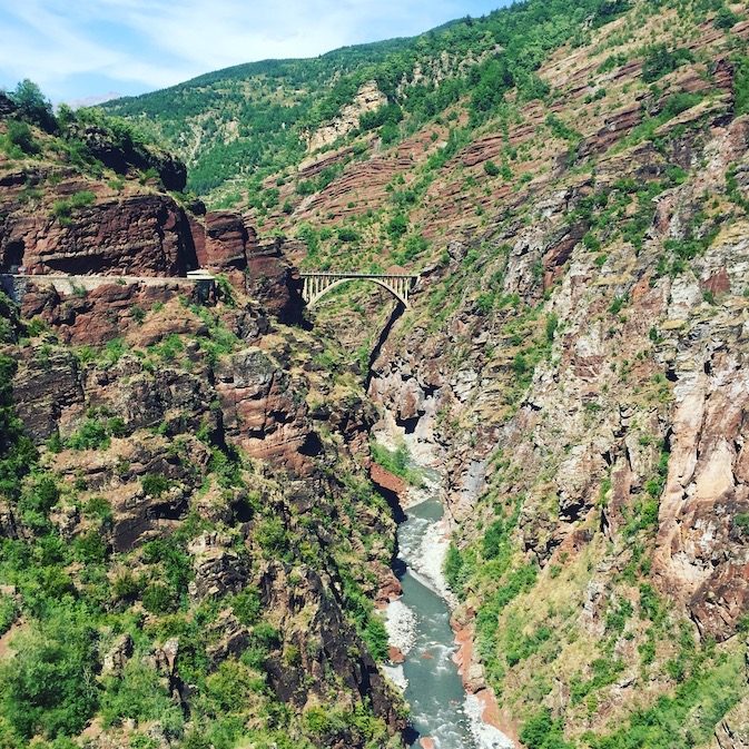 Gorges de Daluis Gorges de Daluis Schlucht Var Frankreich Rundreise Campingbus sehenswert