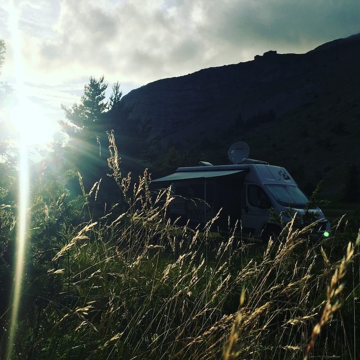 Devoluy Devoluy Camping Campingbus Van Wohnmobil Roadtrip Rundreise Frankreich Alpen