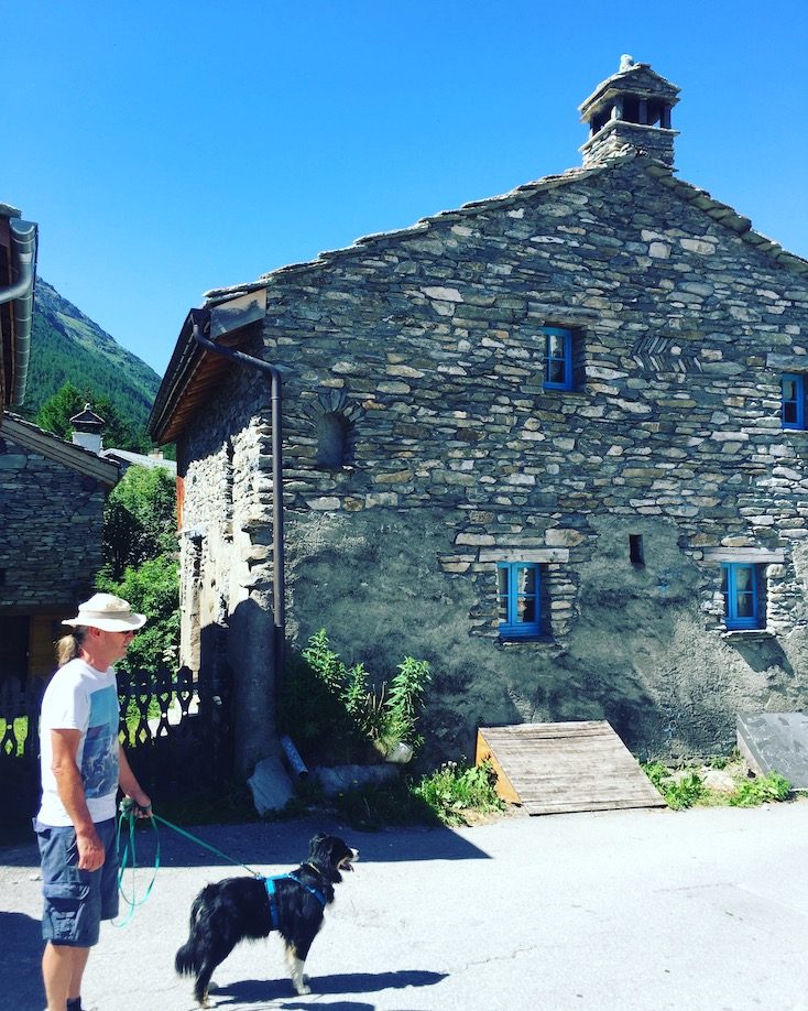 Bessans Bessans Val Cenis Vanoise Nationalpark Frankreich Alpen Urlaub mit Hund wandern