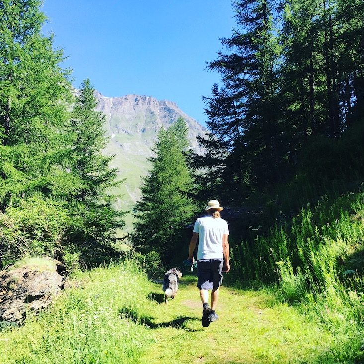 Val Cenis Val Cenis Vanoise Nationalpark Fernanden Weitwandern wandern mit Hund Alpen Frankreich