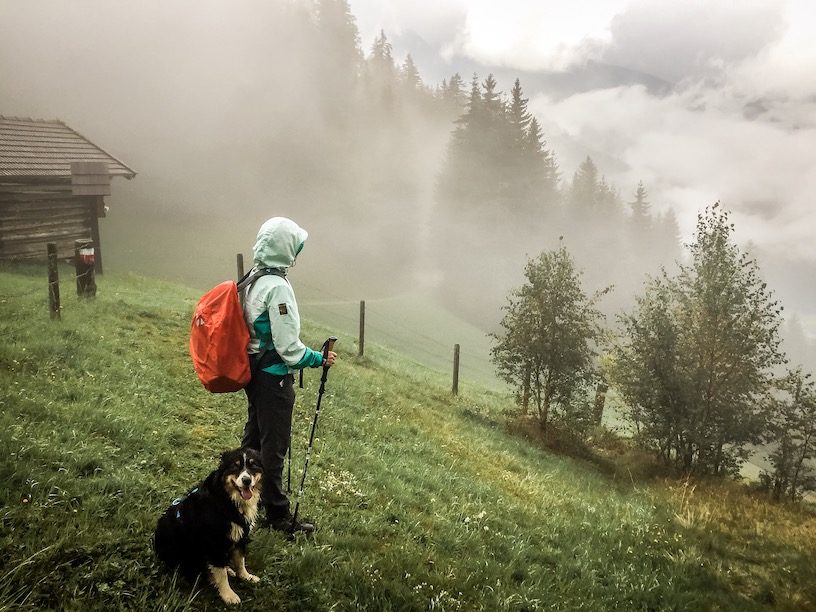 Alpe-Adria-Trail Weitwandern hund Kärnten Österreich Alpen