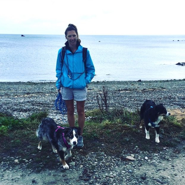 La Hague Frankreich. Normandie Camping Hund Wandern Weitwandern Sentier Littoral Zöllnerweg