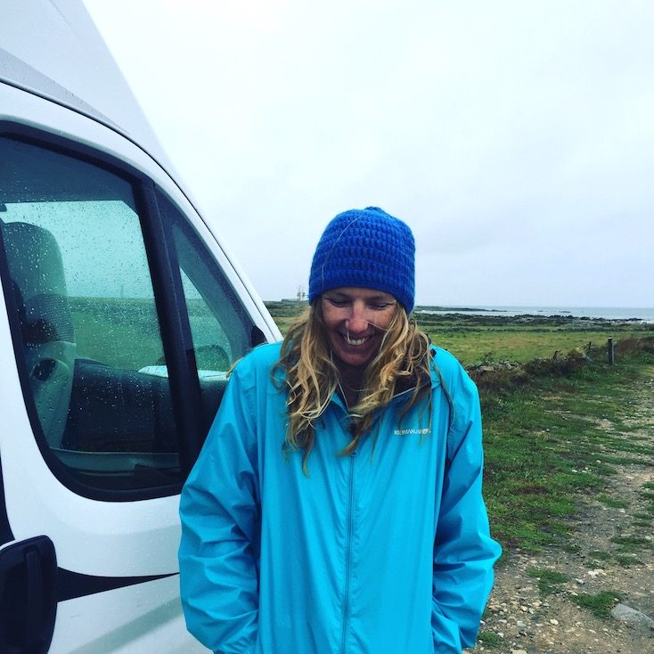La Hague Frankreich Wildcamping Campingbus Van Wohnmobil