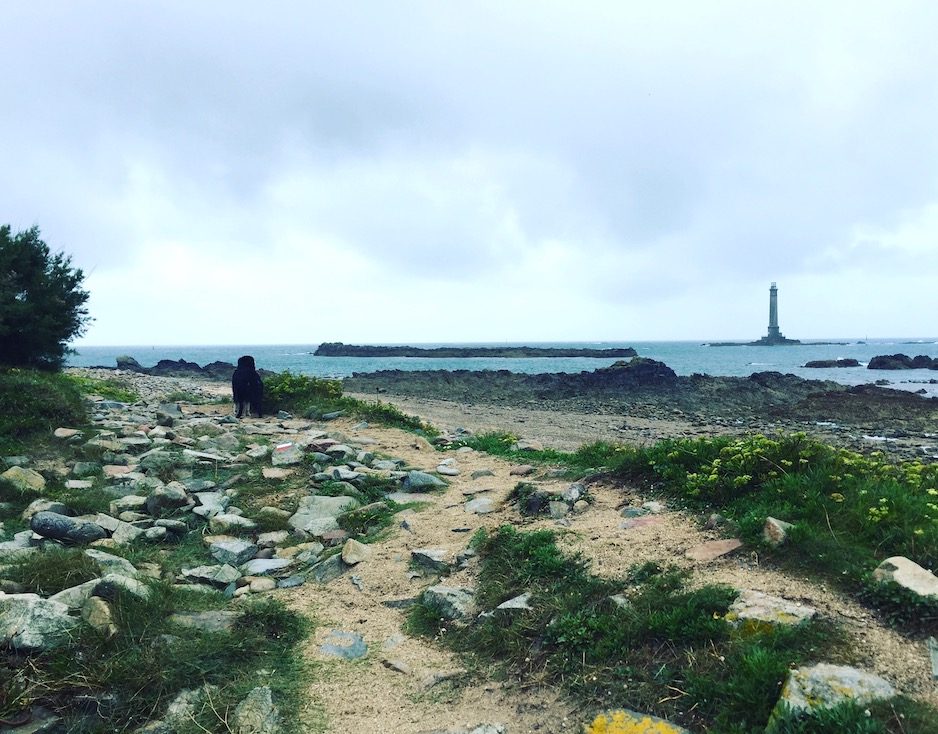 La Hague La Hague Kap Wanderung Hund wandern Normandie Cotentin La Manche Sentier Littoral