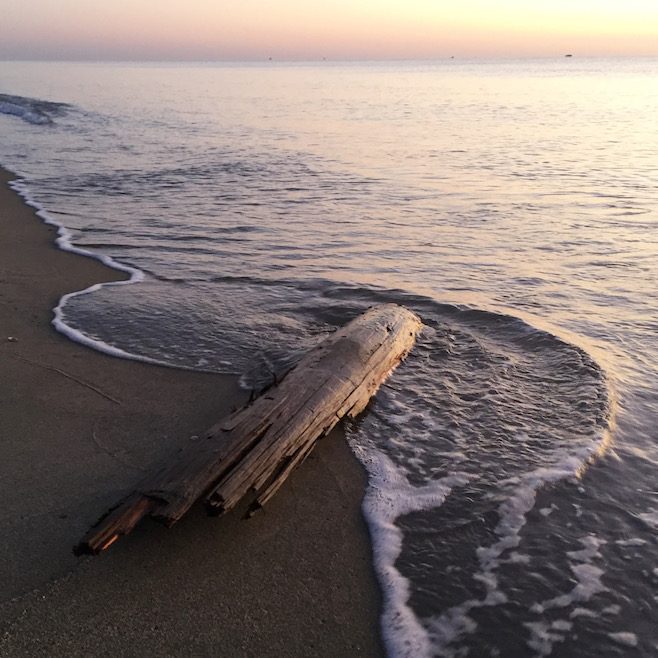 Languedoc-Roussillon Mittelmeer Südfrankreich Abendstimmung Strand Vanille Wohnmobilreise Sandstrand