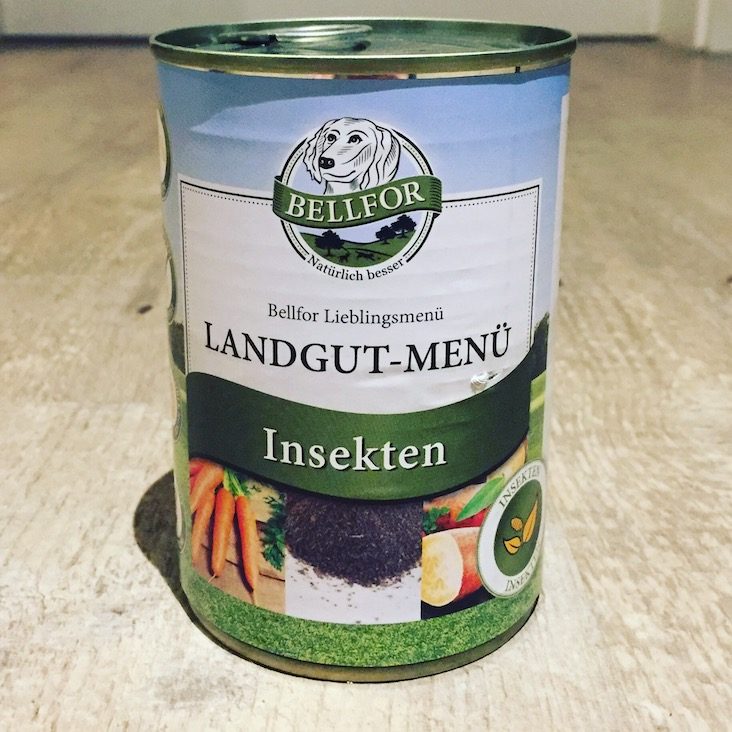Bellfor Landgut-Menu Bellfor Futter aus Insekten schwarze Soldatenfliege Insektenprotein Futtertest