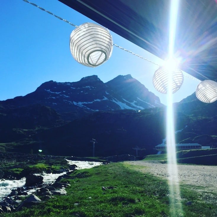 Kaunertal Camping Wohnmobil Van Wildcamping Lampions Tirol Ötztaler Alpen