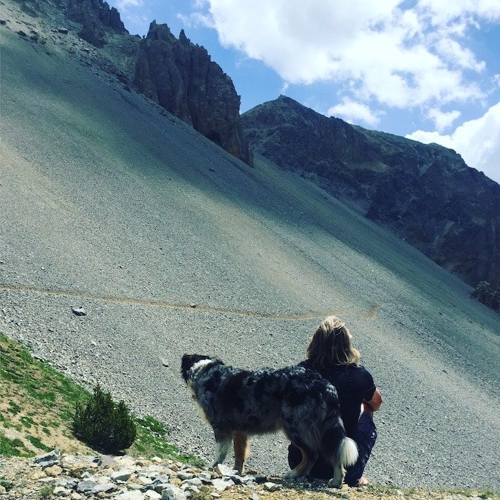 Col de l'Izoard Col de l'Izoard Alpenpass Wandern Wanderung mit hund Camping Frankreich Rhone-Alpes