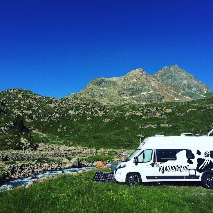 Kaunertal Ochsenalm Kaunertal Camping Wildcamping Wohnmobil Campingbus Van Hund Frei stehen