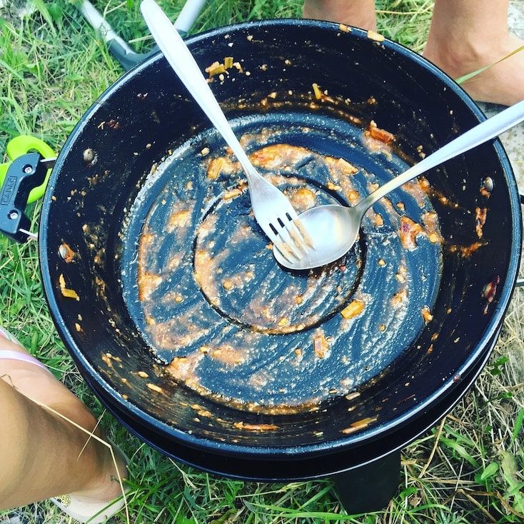 Kochen unterwegs Camping Zubehör Gas-Grill kompakt