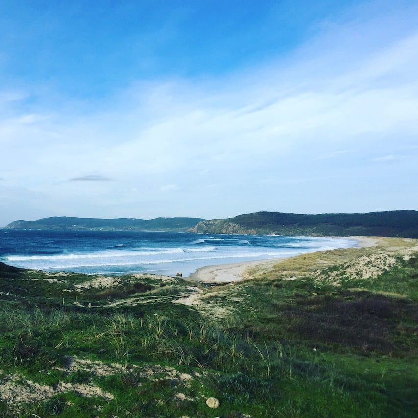 Galicien schönster Ort der Welt Meer Atlantik Camping mit Hund Spanien Nordspanien Roadtrp