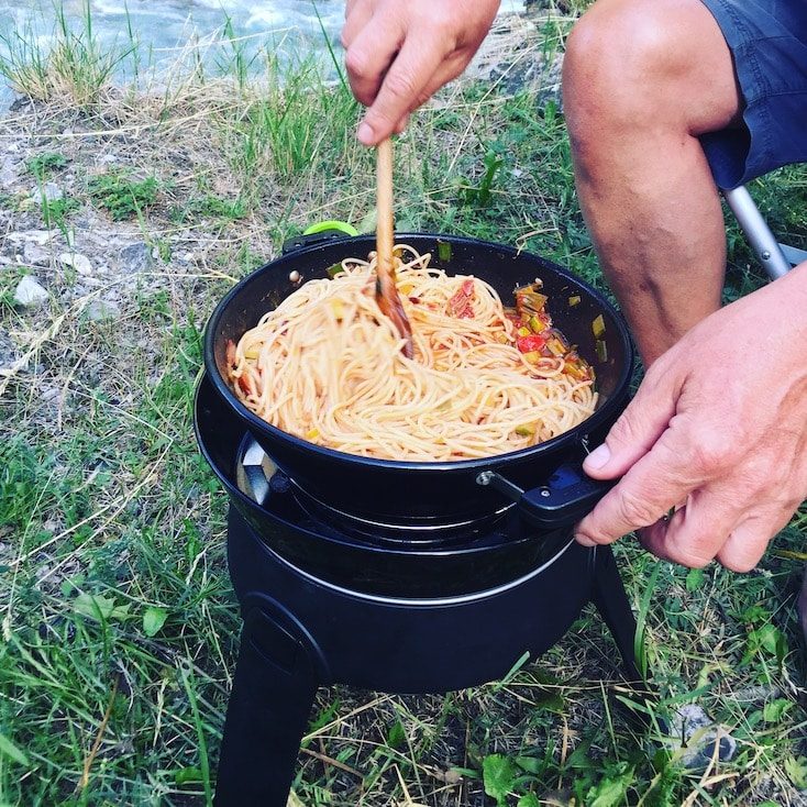 Cadac Safari Chef Kochen Camping Pasta Spaghetti