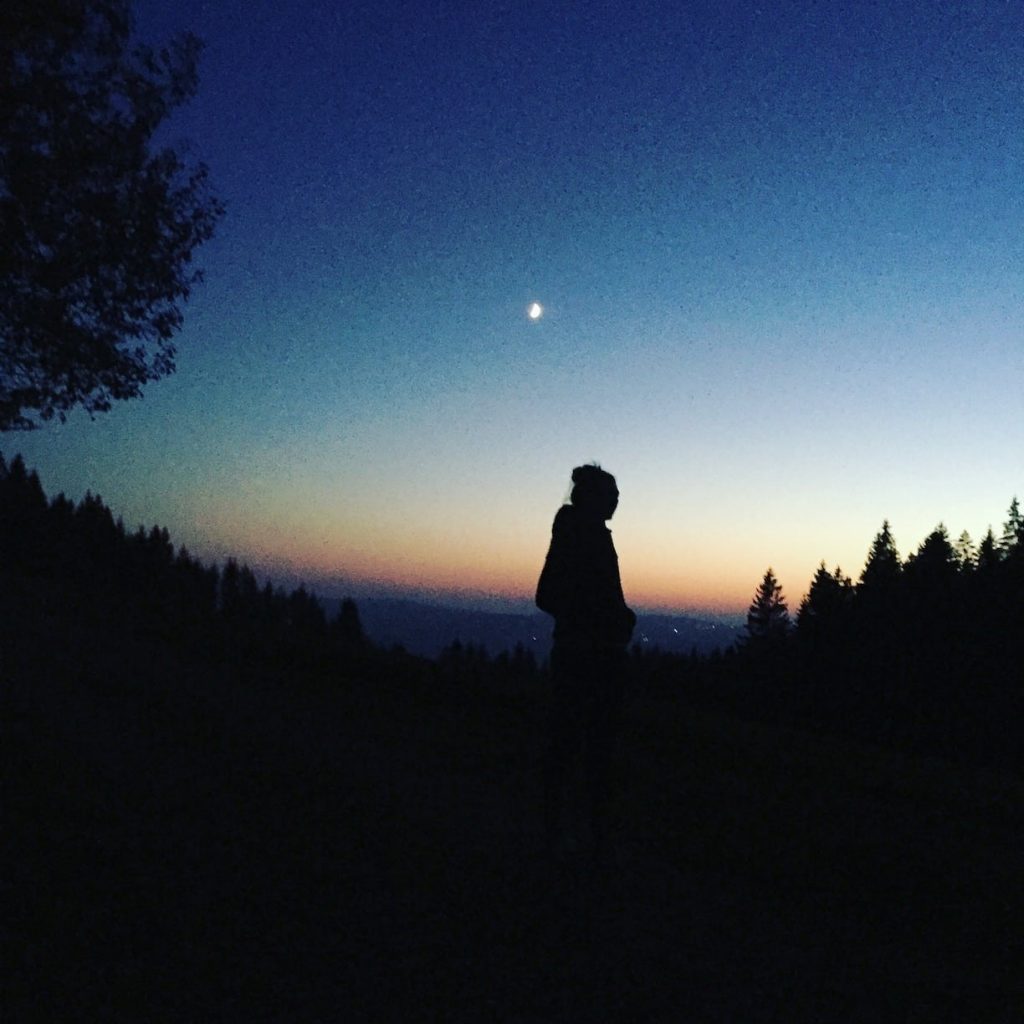 Bayrischer Wald Sonnenuntergang Camping Wohnmobil Österreich Mühlviertel