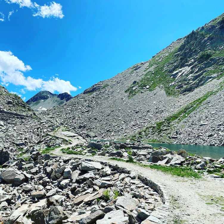 Valle Gesso Lago Fremamorta Seealpen Höhenweg Militärstraße Piemont Seealpen