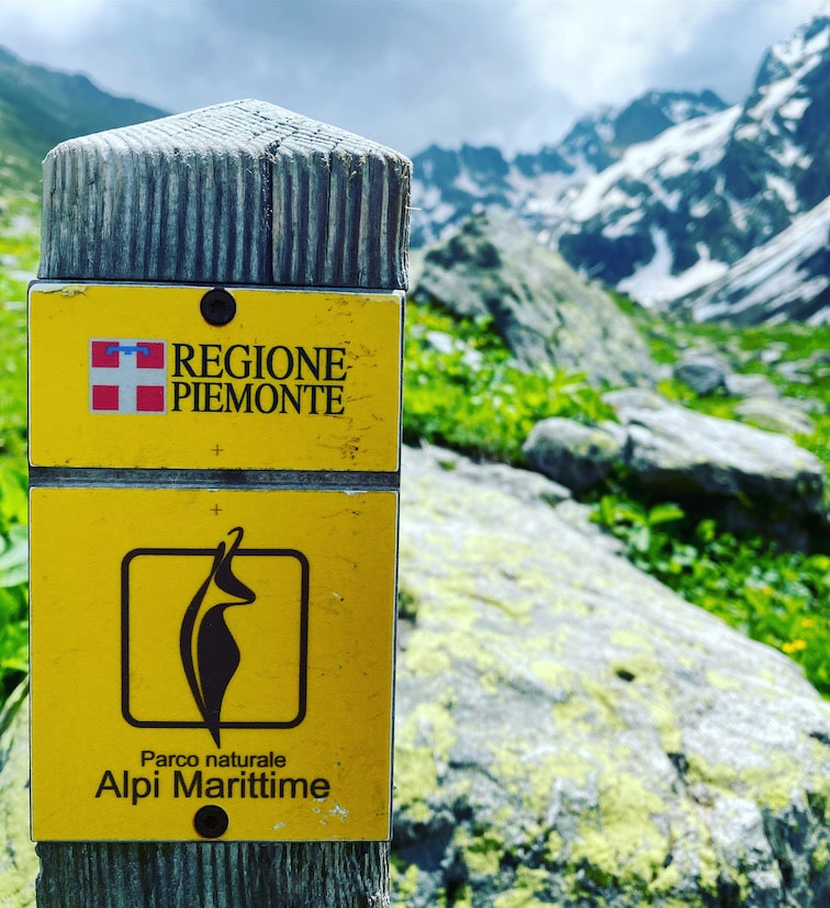 Valle Gesso Parco Naturale Alpi Marittime Gämse Wandern im Piemont